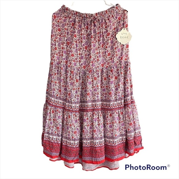 Knox Rose Women's Skirt - Rebel Red Size XS NWT - Picture 7 of 10